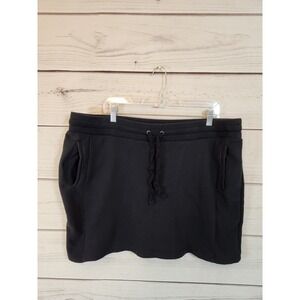 Jones New York Womens Black Stretch Golf Tennis Elastic Waist Athletic Skort 2XL